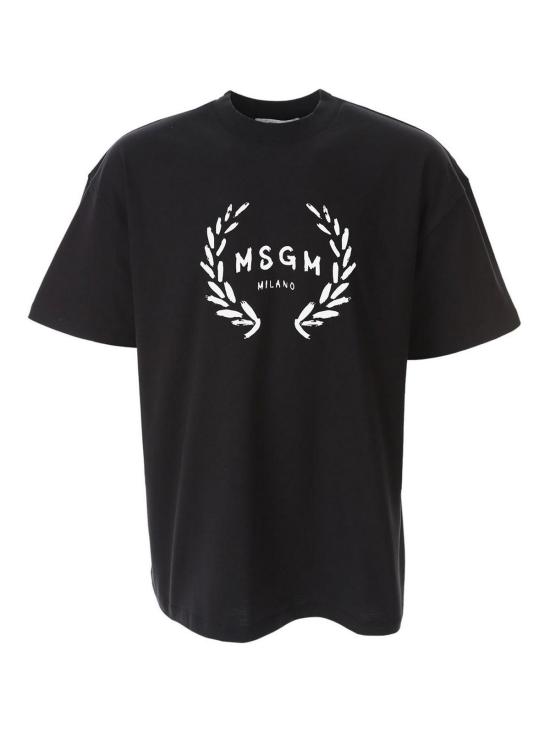  엠에스지엠 반팔 티셔츠 3540MM12923779899 Black