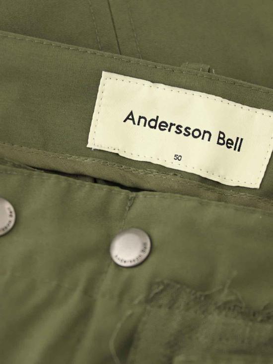  앤더슨벨 스트레이트 팬츠 APA681MKAKHI Dark Green - ANDERSSON BELL