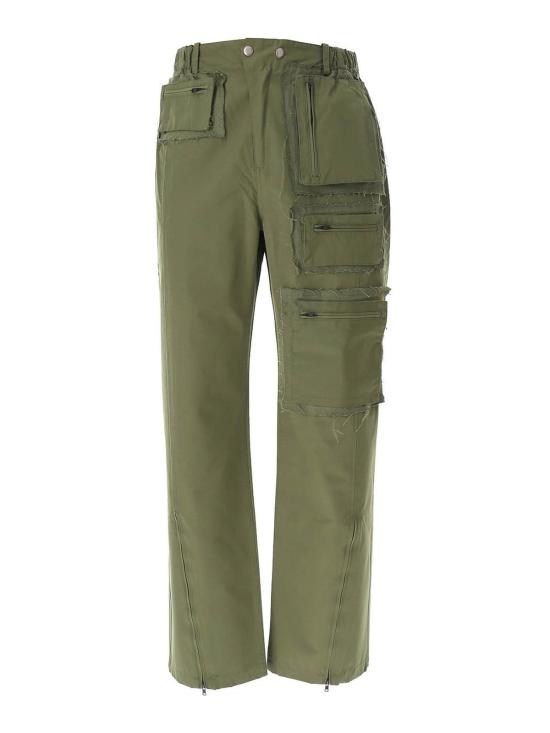 앤더슨벨 스트레이트 팬츠 APA681MKAKHI Dark Green
