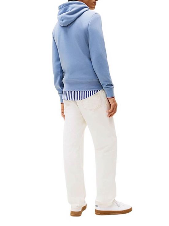 25FW 타미힐피거 후드 티셔츠 MW0MW32673C2B Blue - TOMMY HILFIGER