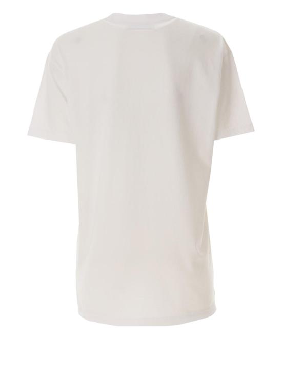  비비안웨스트우드 로고 패치 스트라이프 코튼 반팔 티셔츠 3G01001CJ001MGODA401GO White - VIVIENNE WESTWOOD