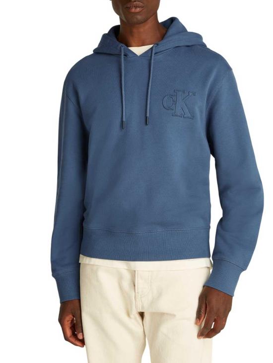 25FW 캘빈클라인 후드 티셔츠 J30J327245CK1 Blue - CALVIN KLEIN