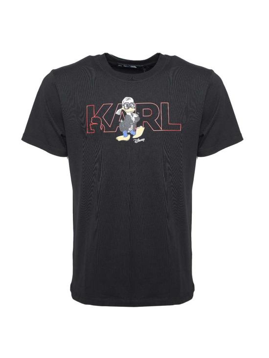  칼라거펠트 반팔 티셔츠 705041532900990 Black - KARL LAGERFELD