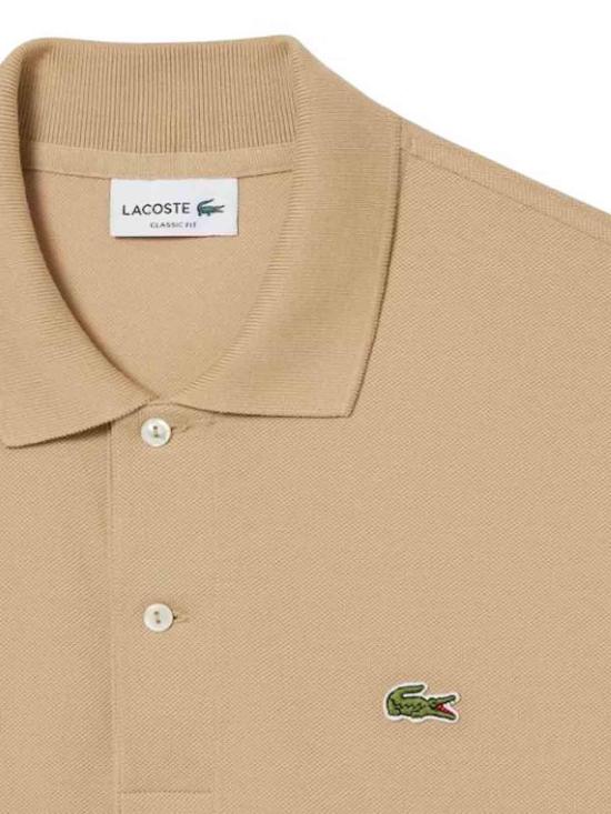 26SS 라코스테 클래식 핏 피케 폴로 셔츠 L121202S Beige - LACOSTE