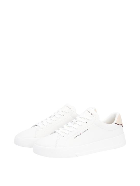 26SS 타미힐피거 스니커즈 FM0FM0536701U White - TOMMY HILFIGER