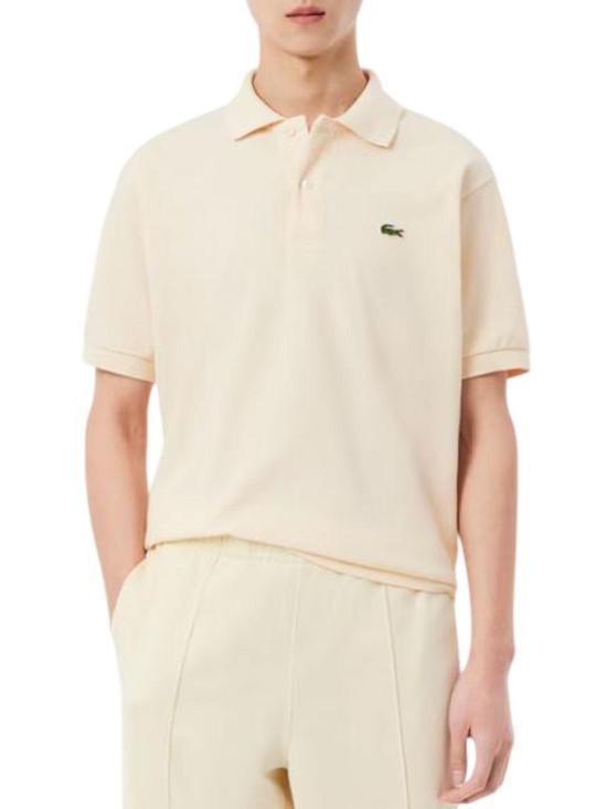 26SS 라코스테 클래식 핏 피케 폴로 셔츠 L1212056 Cream - LACOSTE