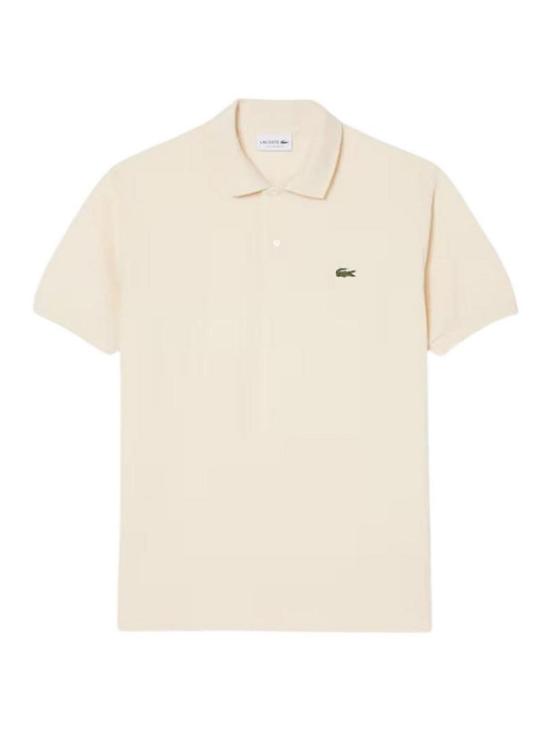 26SS 라코스테 클래식 핏 피케 폴로 셔츠 L1212056 Cream