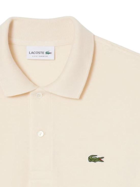 26SS 라코스테 클래식 핏 피케 폴로 셔츠 L1212056 Cream - LACOSTE
