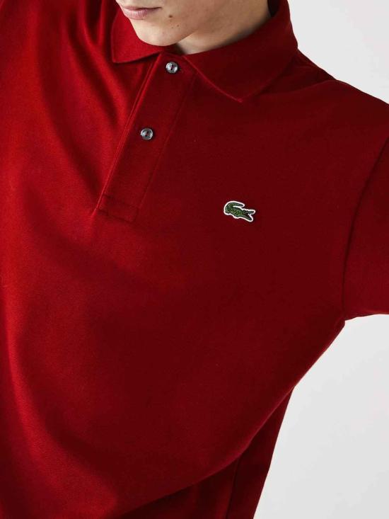  라코스테 클래식 핏 피케 폴로 셔츠 L1212Z1Q Red - LACOSTE