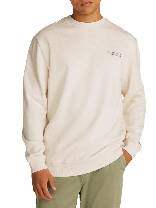 25FW 타미힐피거 긴팔 티셔츠 DM0DM20849AE3 Beige - TOMMY HILFIGER