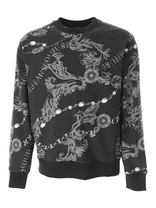 베르사체 긴팔 티셔츠 75GAI3R075UP302899 Black