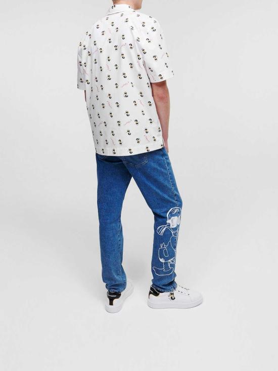  칼라거펠트 반팔 셔츠 60599453267010 White - KARL LAGERFELD