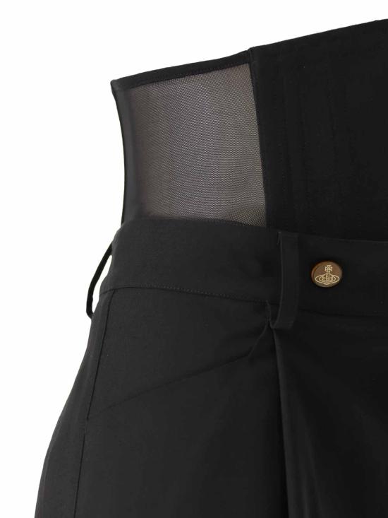  비비안웨스트우드 스트레이트 팬츠 1F01000EW00FJSWN401SW Black - VIVIENNE WESTWOOD