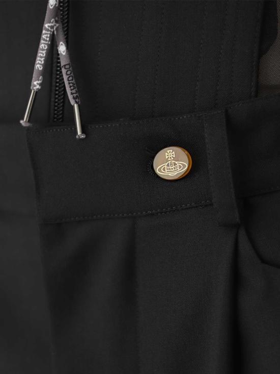  비비안웨스트우드 스트레이트 팬츠 1F01000EW00FJSWN401SW Black - VIVIENNE WESTWOOD