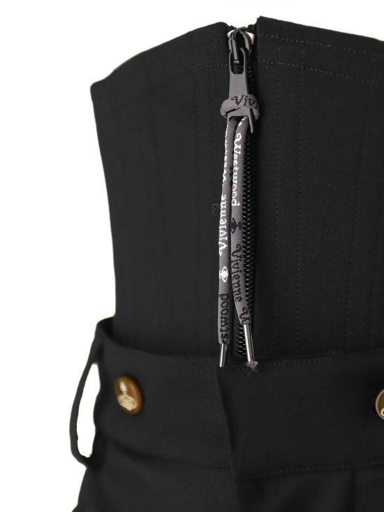  비비안웨스트우드 스트레이트 팬츠 1F01000EW00FJSWN401SW Black - VIVIENNE WESTWOOD