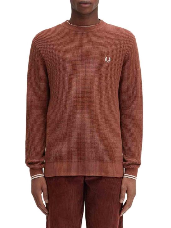  프레드페리 스웨터 K6507S54 BROWN - FRED PERRY