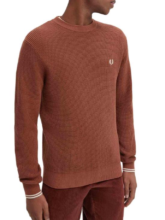  프레드페리 스웨터 K6507S54 BROWN - FRED PERRY