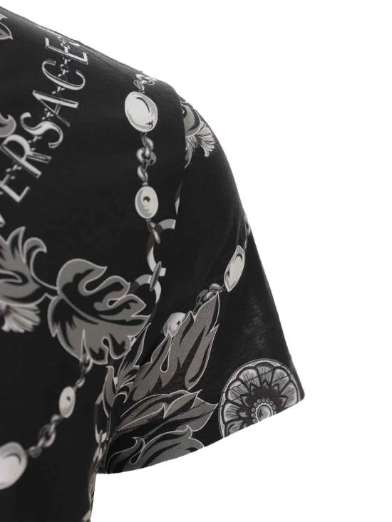  베르사체 반팔 티셔츠 75GAH6S075UP600899 Black - VERSACE