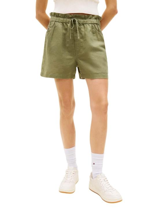 26SS 타미힐피거 숏팬츠 DW0DW22227L9P Green - TOMMY HILFIGER