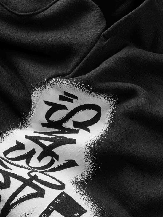 타미힐피거 트레이닝/조거 팬츠 DM0DM18376BDS Black - TOMMY HILFIGER