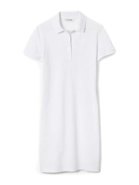  라코스테 미디 스커트 EF5473001 White