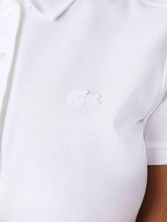  라코스테 미디 스커트 EF5473001 White - LACOSTE