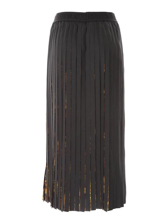  베르사체 미디 스커트 76HAE81076DP810G89 Black - VERSACE