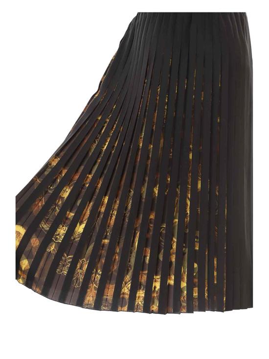  베르사체 미디 스커트 76HAE81076DP810G89 Black - VERSACE