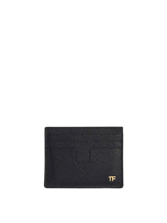 26FW 톰포드 스몰 그레인 레더 폴딩 카드 홀더 YM233LCL081GNAA Black