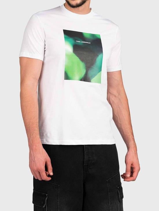  칼라거펠트 반팔 티셔츠 75503653222410 White - KARL LAGERFELD