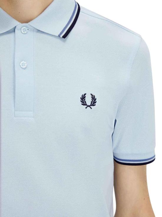 26SS 프레드페리 폴로 티셔츠 M360096A Light Blue - FRED PERRY