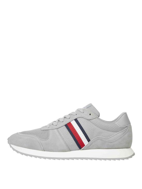  타미힐피거 스니커즈 FM0FM04699PRT Grey - TOMMY HILFIGER