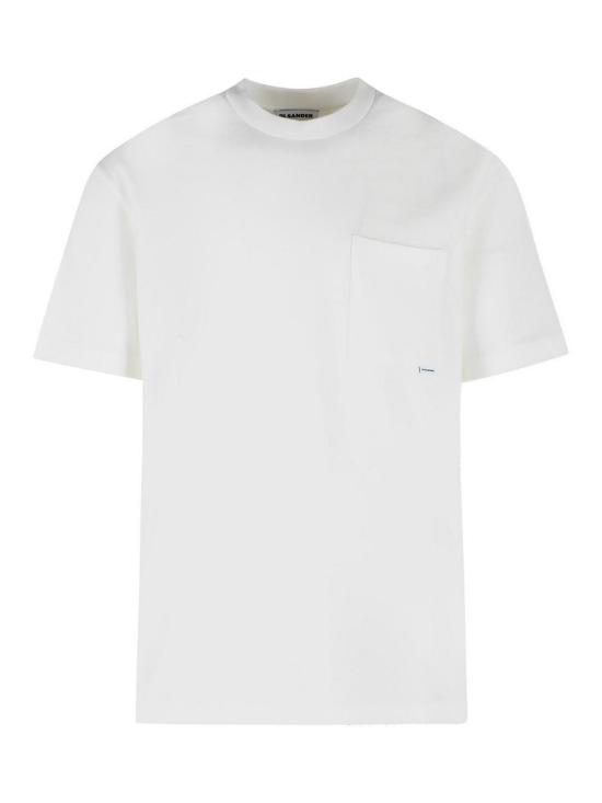 26FW 질샌더 반팔 티셔츠 J22GC0270J20256100 White