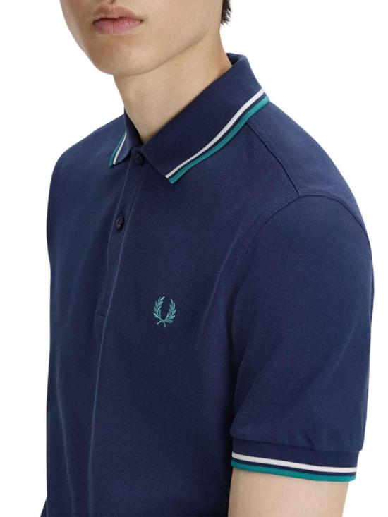 26SS 프레드페리 폴로 티셔츠 M360086A Blue - FRED PERRY