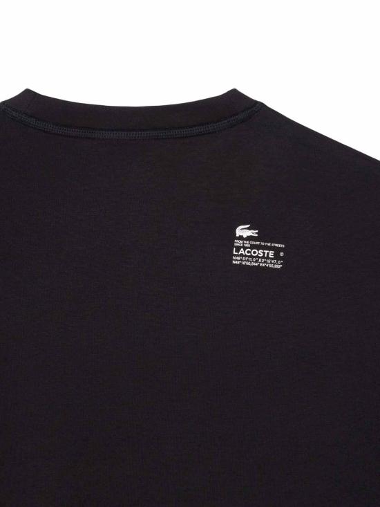25FW 라코스테 라코스테 더블 페이스드 스웨트셔츠 SF5614031 Black - LACOSTE