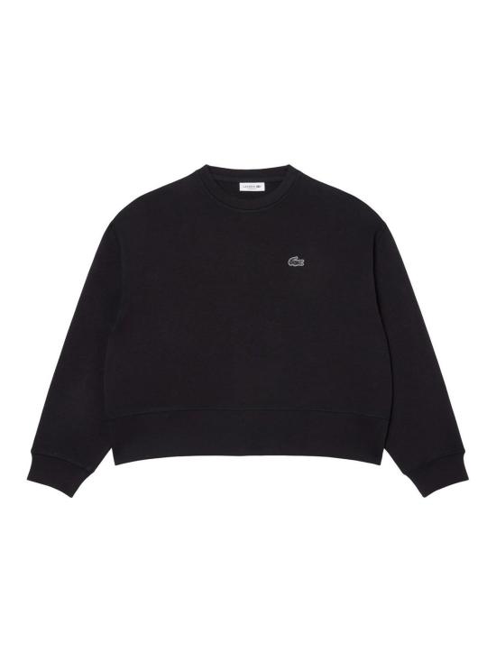 25FW 라코스테 라코스테 더블 페이스드 스웨트셔츠 SF5614031 Black