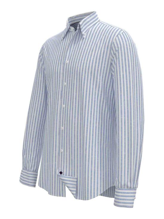 타미힐피거 긴팔 셔츠 MW0MW346460A4 Blue - TOMMY HILFIGER