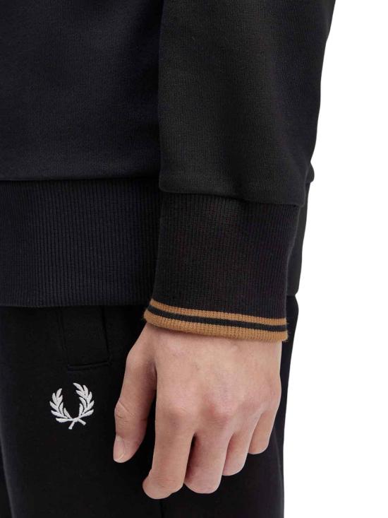 25FW 프레드페리 긴팔 티셔츠 M7535S77 Black - FRED PERRY
