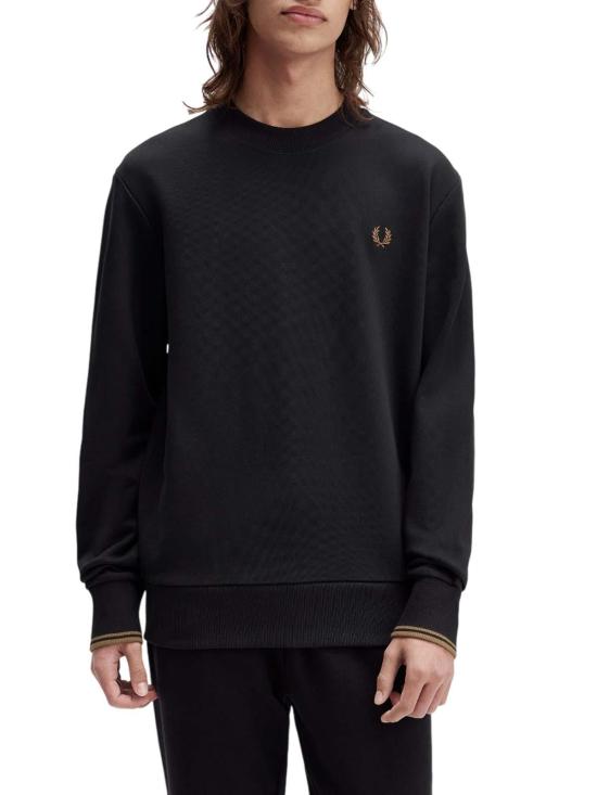 25FW 프레드페리 긴팔 티셔츠 M7535S77 Black - FRED PERRY