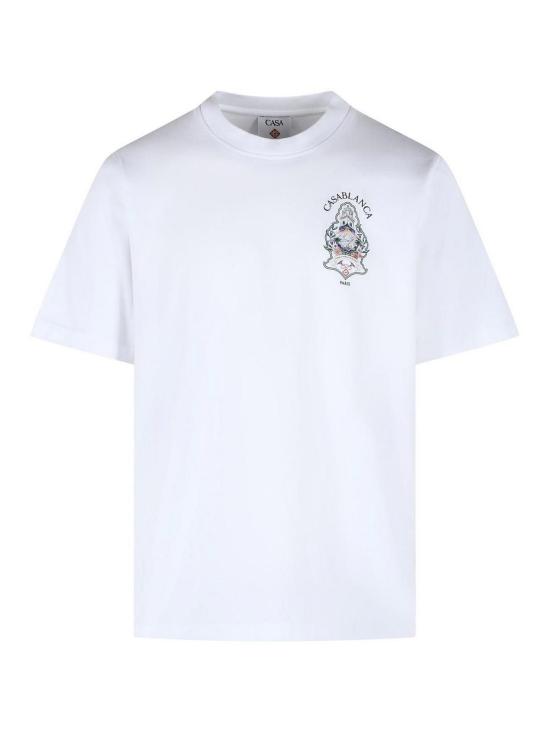 26FW 카사블랑카 반팔 티셔츠 MPF26JTS00101 White