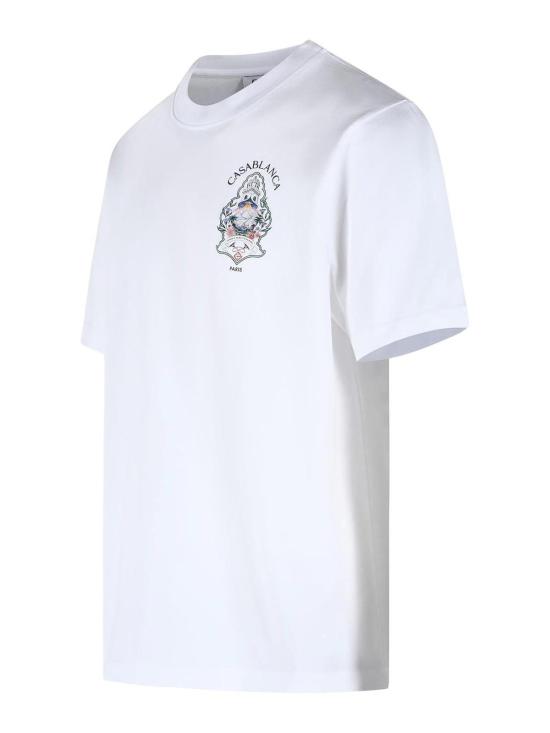 26FW 카사블랑카 반팔 티셔츠 MPF26JTS00101 White - CASABLANCA