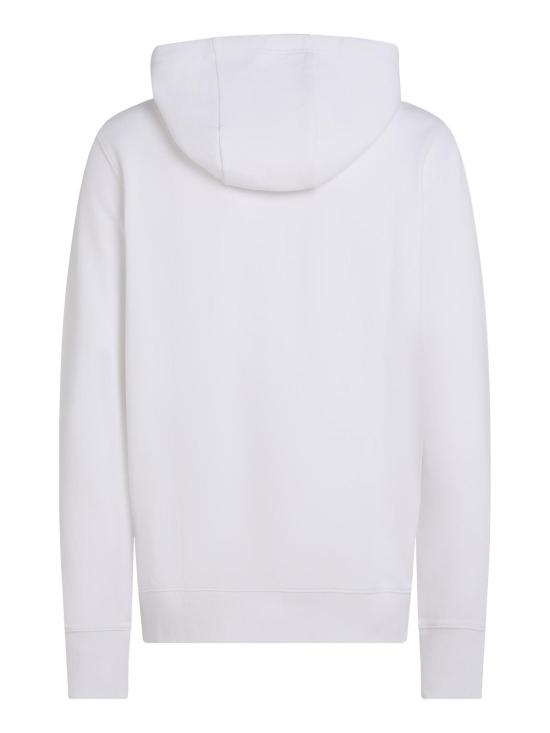 25FW 타미힐피거 후드 티셔츠 MW0MW39150YBR White - TOMMY HILFIGER