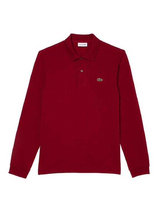 26FW 라코스테 클래식 롱슬리브 폴로 셔츠 L1312476 Dark Red