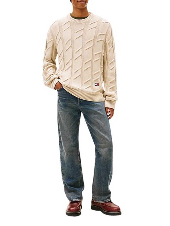 26SS 타미힐피거 스웨터 DM0DM22355ABY BEIGE - TOMMY HILFIGER