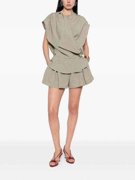 26SS 이로 숏팬츠 SOUTYWM30GRE68 Dark Green - IRO