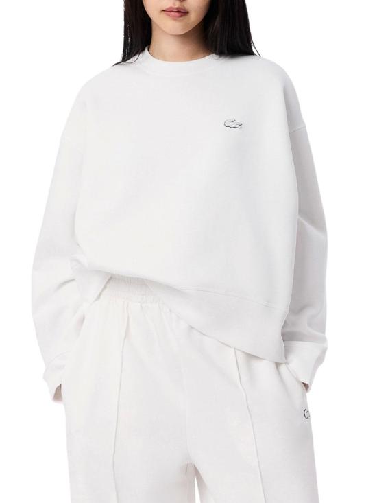 25FW 라코스테 라코스테 더블 페이스드 스웨트셔츠 SF5614001 White - LACOSTE