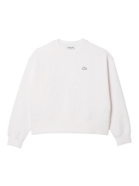 25FW 라코스테 라코스테 더블 페이스드 스웨트셔츠 SF5614001 White