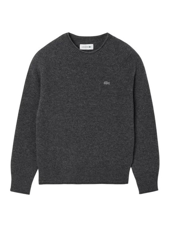26FW 라코스테 카디드울 크루넥 스웨터 AF4160050 Grey