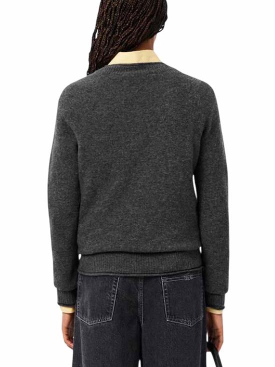 26FW 라코스테 카디드울 크루넥 스웨터 AF4160050 Grey - LACOSTE