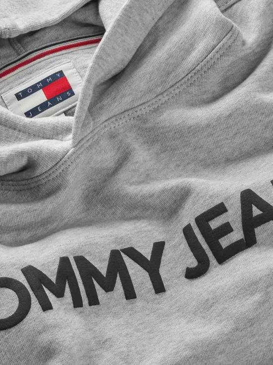  타미힐피거 후드 티셔츠 DM0DM19228PJ4 Grey - TOMMY HILFIGER